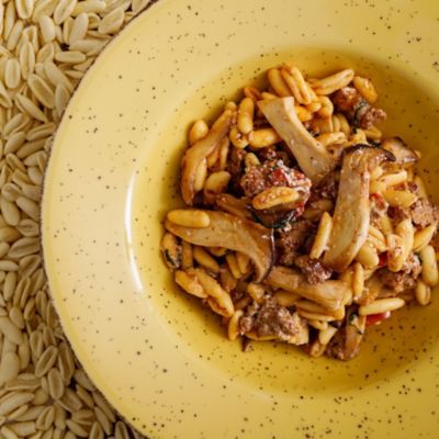 Cavatelli pugliesi con sugo di funghi cardoncelli e salsiccia frescaalt