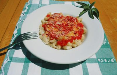 Cavatelli molisani con ricotta e salsiccia alt