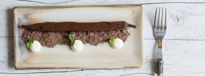 Melanzana al cioccolato, caffè e nocciolealt