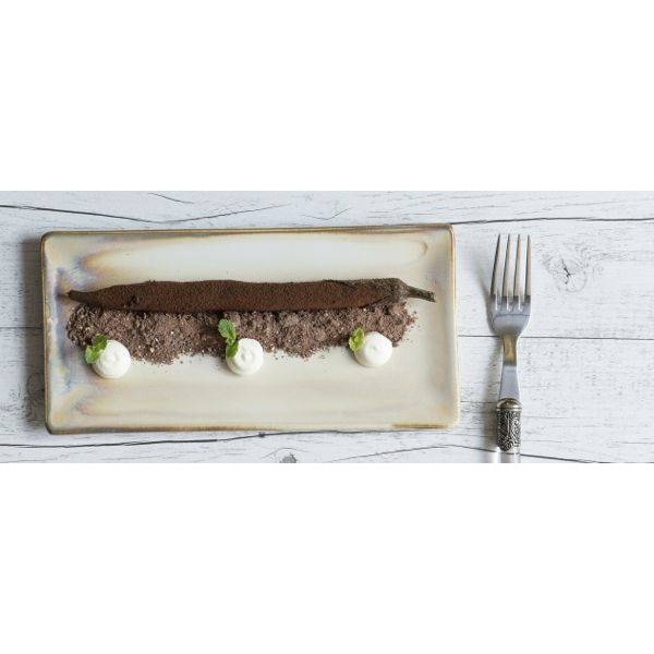 Melanzana al cioccolato, caffè e nocciole