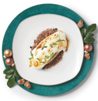 Indivia brasata con Castelmagno al miele e nocciole tostatealt