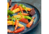 Insalata di gamberi rossi, papaya e pompelmoalt
