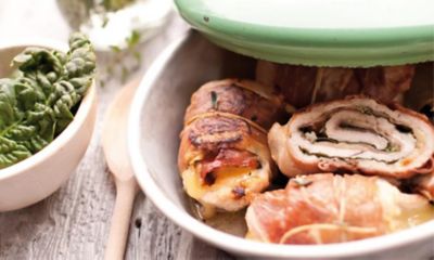 Involtini di tacchino con prosciutto crudo e fontinaalt