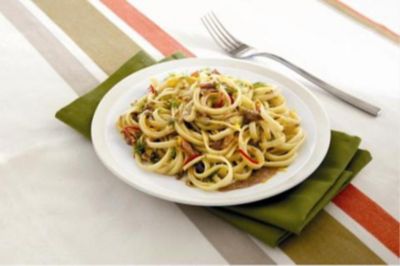 Linguine alle acciughe con finocchietto e agrumialt