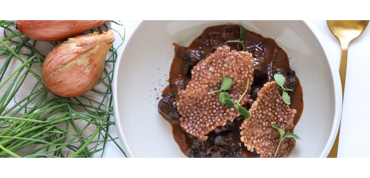 Lumache in umido al vino rosso e scalogno