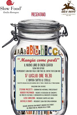 Mangia come parli, il libro di Cinzia Scaffidi a Bologna