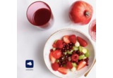 Macedonia detox e succo di melogranoalt