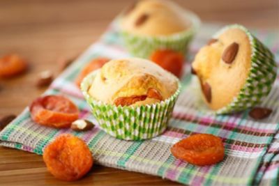 Muffin alle albicocche e mandorle tostatealt