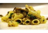 Natalini con trippe di baccalà e carciofi arrostitialt