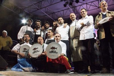 "Navigando con il tonno": tre chef U.I.R. in barca