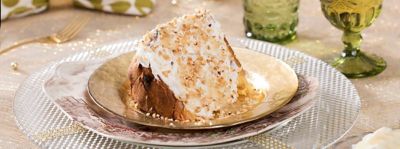 Panettone con stracchino, miele e granellaalt