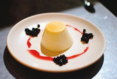 Panna cotta di latticello al pepe verde vanigliatoalt
