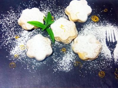 Pasticcini al burro di cacao col lemon curdalt