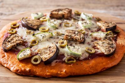 Pizza vegana con verdurealt