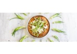 Pizza con stracciatella, alici e puntarellealt