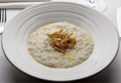 Risotto all'aglioalt