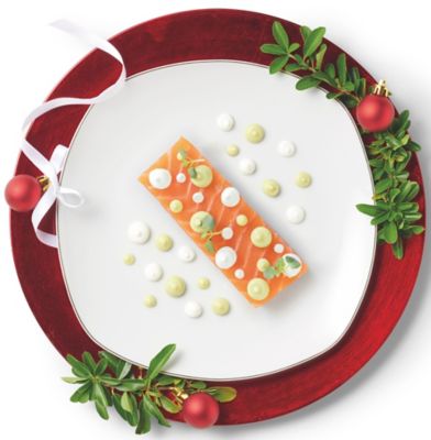 Cuori di salmone affumicato con crema di avocado e yogurtalt