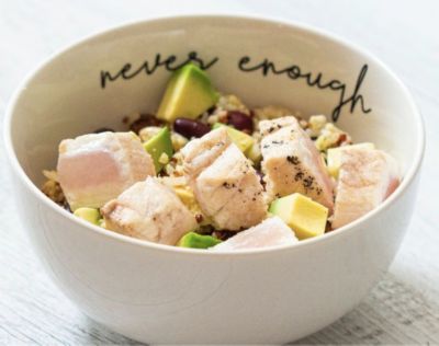 Pranzo leggero con quinoa e pesce spadaalt