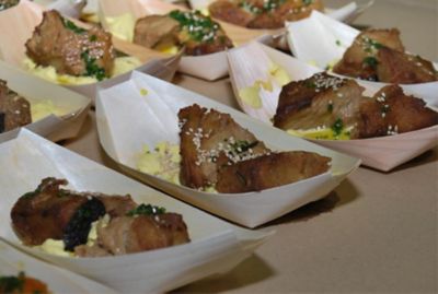Seitan alle erbe con maionese e latte di soiaalt