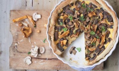 Sfoglia ripiena ai funghi con lardo di Colonnataalt