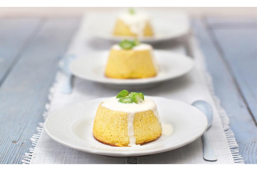 Sformatino di asparagi con crema di Parmigiano Reggiano D.O.P.