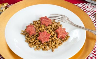 Stelline di cotechino con lenticchiealt