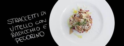 Straccetti di vitello con radicchio e pecorinoalt