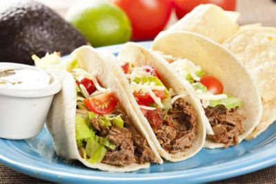 Tacos con carne di manzo e pomodori di Pachinoalt
