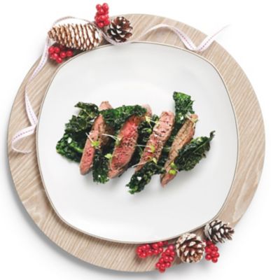 Tagliata di Chianina con cavolo nero fritto alt