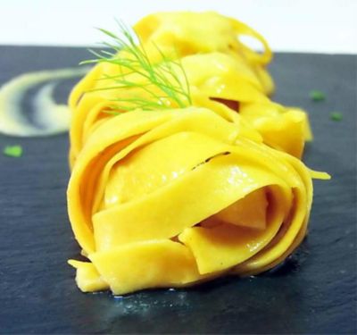Tagliatelle di zucca con burro al tartufo bianco d'Albaalt