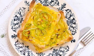 Tortine salate ai porri con Parmigiano Reggiano D.O.P.alt