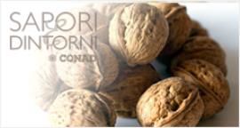 Tortino alle noci con glassa di cioccolato aromatizzata al mirtoalt