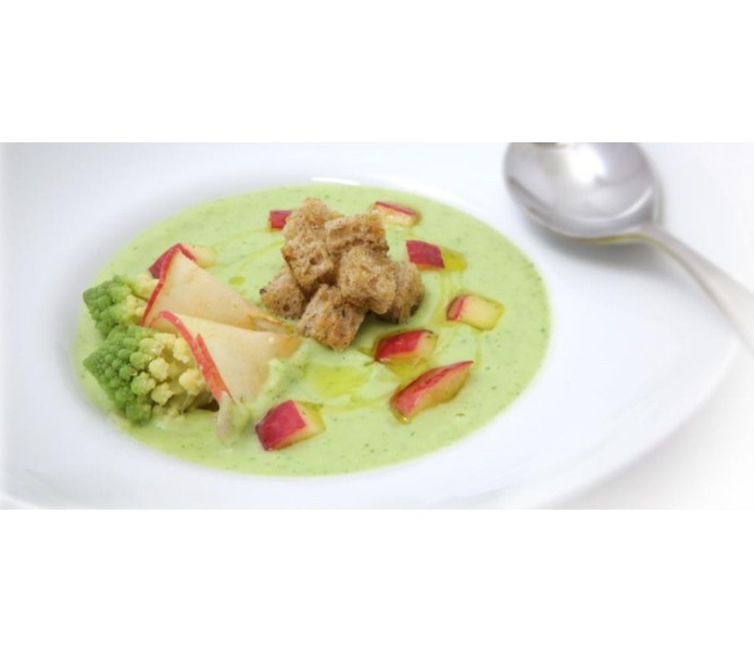 vellutata-di-cavolfiore-verde-e-pink-lady