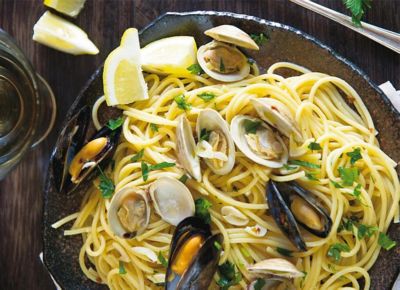 Ricetta Vermicelli con cozze, vongole e limoni di Amalfialt