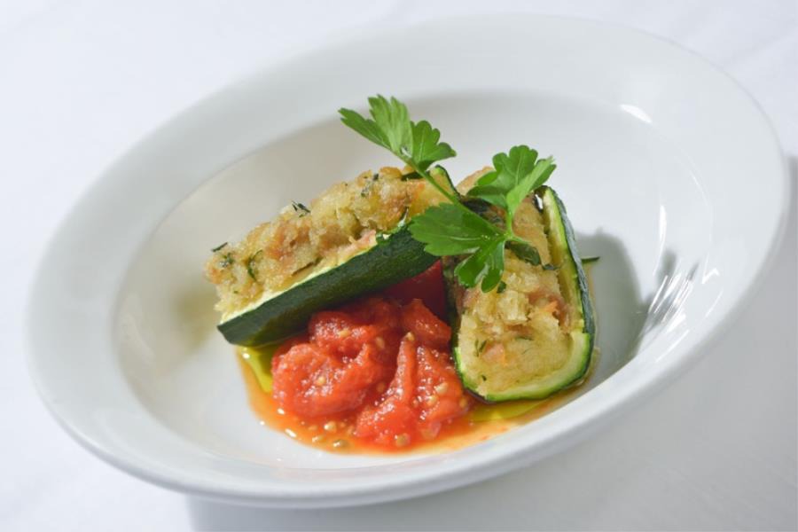 Zucchine ripiene di tonno