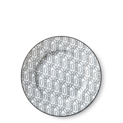 Set of Two Fendi O'Lock Plates - White | FENDI US