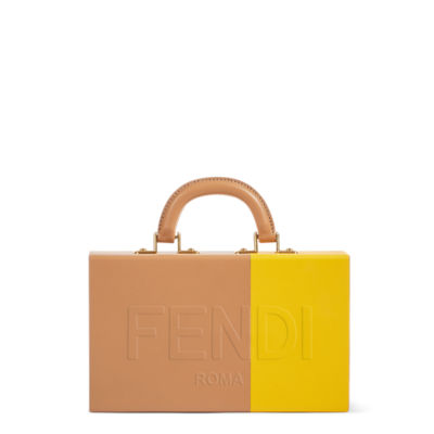 FENDI ROMAトランプ - ツートン ナッパレザー トランプボックス