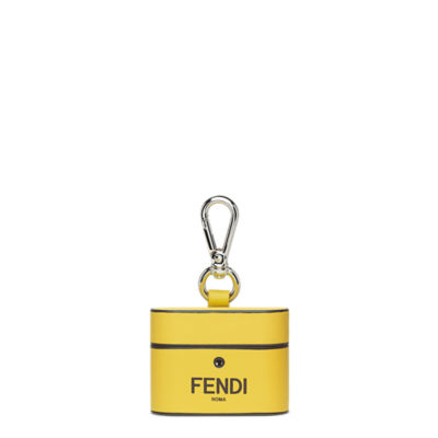 Headphone Holder - Yellow leather cover | Fendi