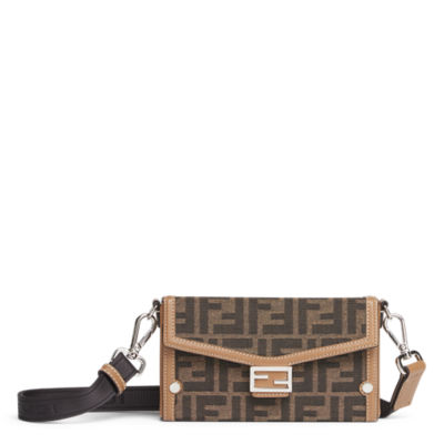 Fendi Baguette Soft Trunk Bag in Gray for Men