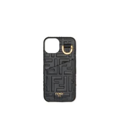 iPhone® 14ケース レザー ブラック | Fendi