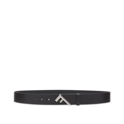 Fendi Five BeltBlack leather belt