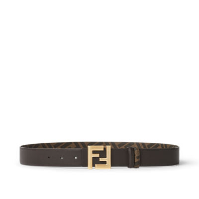 ラウンド FFベルト レザー ブラック | Fendi