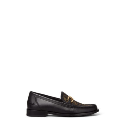 Fendi O'Lock loafers - Beige nubuck leather loafers