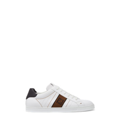 Sneakers - White leather low-tops | Fendi
