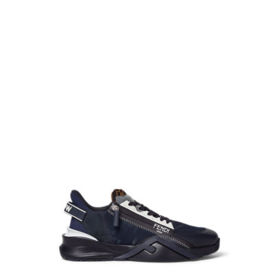 Fendi Flow Sneakers Blue fabric low tops Fendi