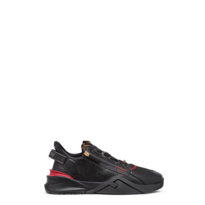 スニーカー FENDI SNEAKERS FENDI FLOW IN PELLE Fendi Flow Sneakers Technical fabric Black | Fendi