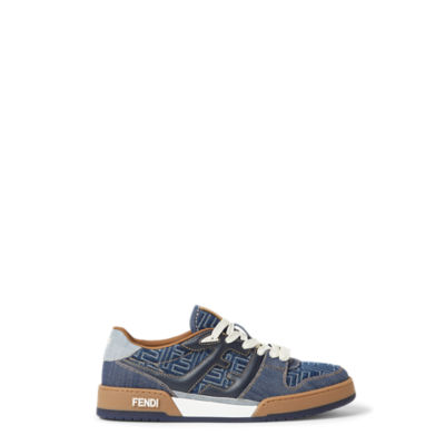 スニーカー FENDI Men Sneakers 7E1643AOMNF1OOA Blue Fendi Match Sneakers Leather Blue | Fendi