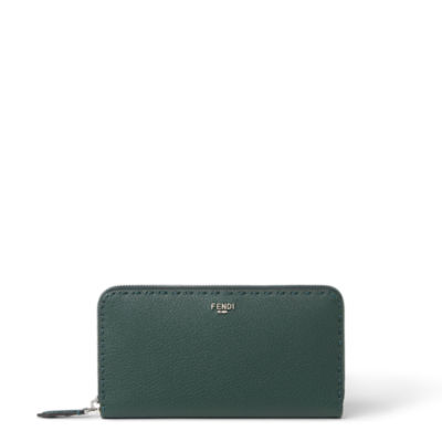 セレリア ジップアラウンド財布 カーフレザー グリーン | Fendi