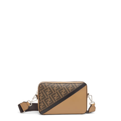 Fendi Diagonal Camera Case Multicolor leather bag Fendi