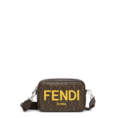 カメラケース - ブラウンFFファブリック バッグ | Fendi